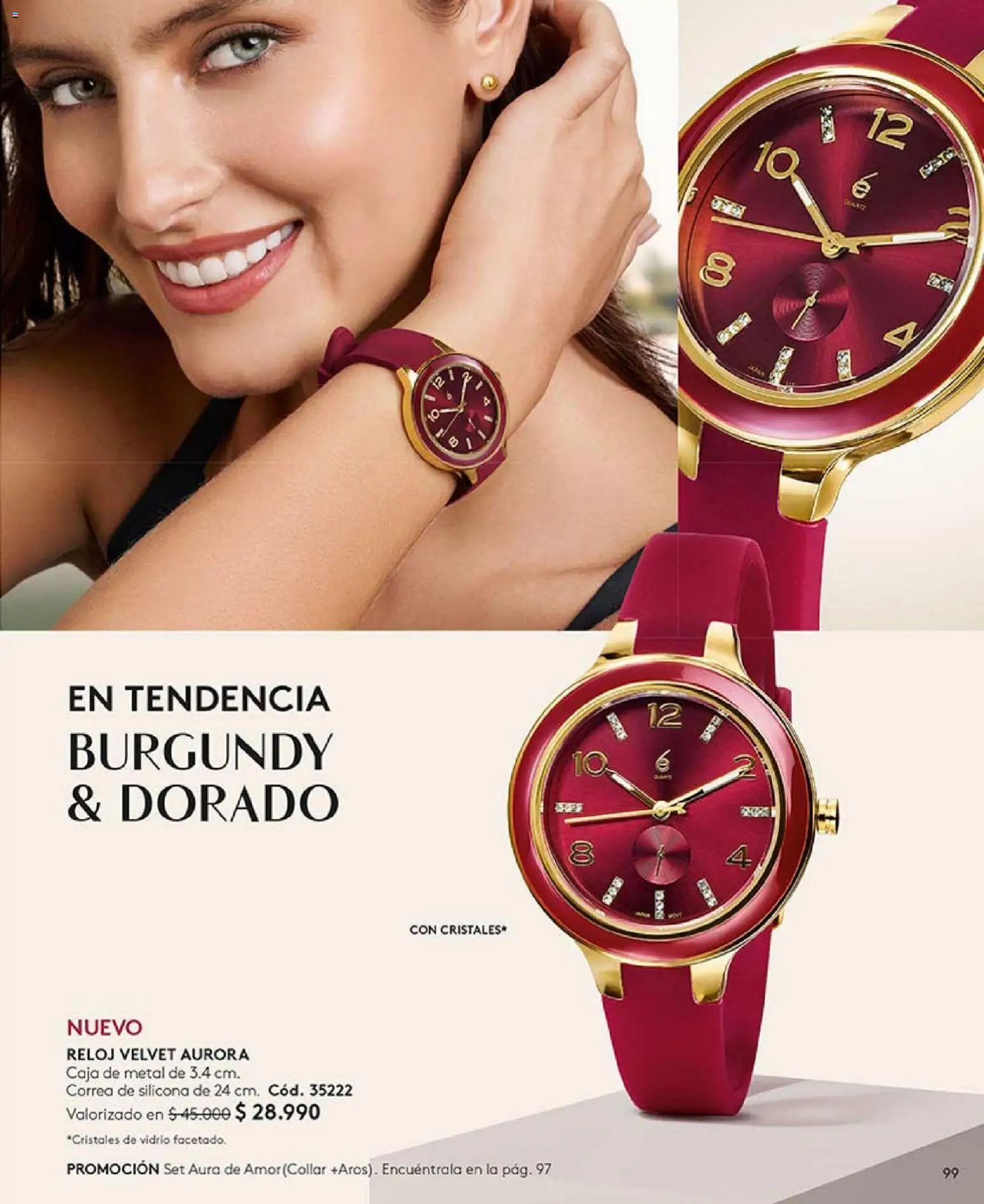 Catálogo Ésika Campaña 1 │ válido desde el 01.01.2026 | Página: 99 | Productos: Caja, Reloj