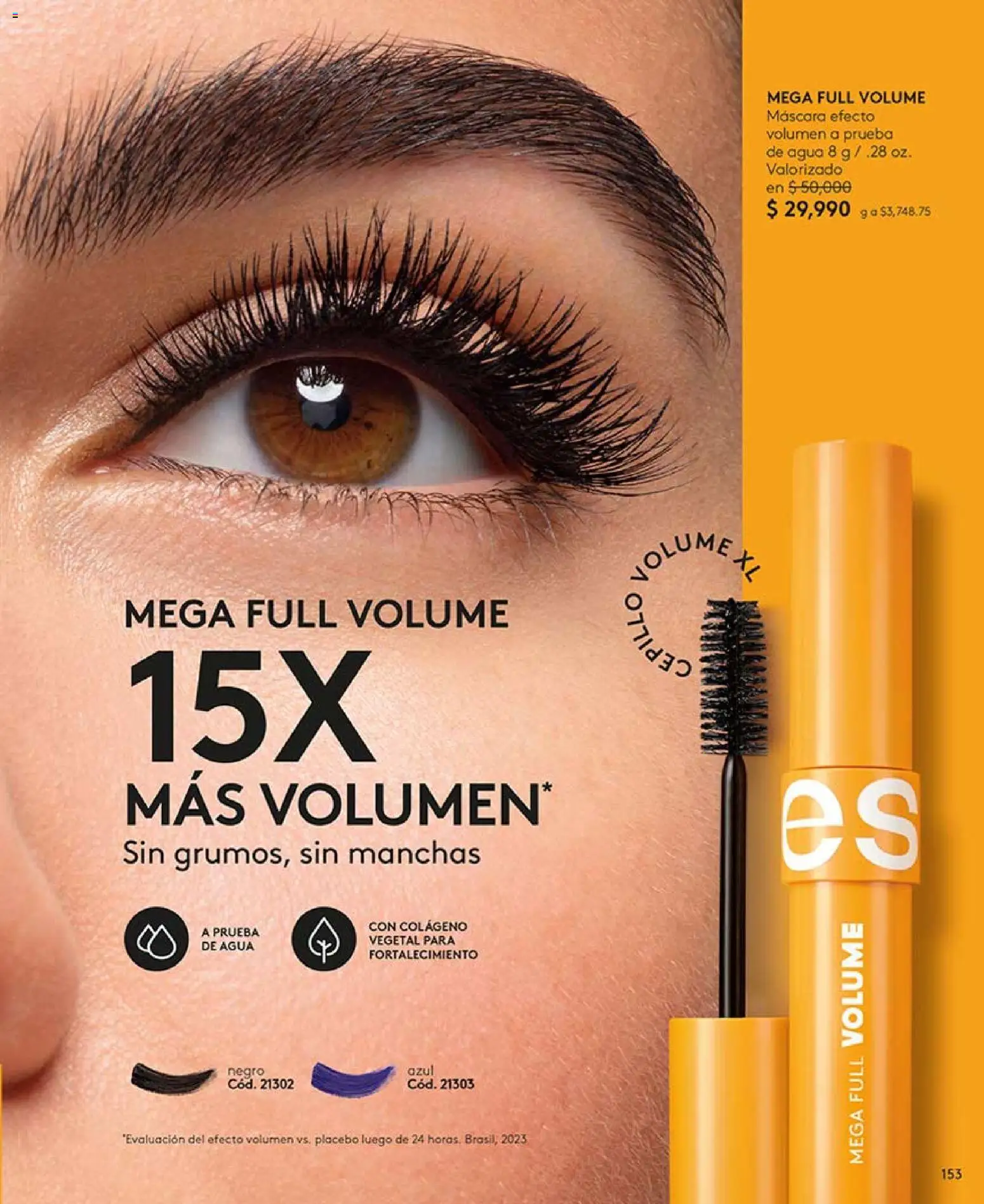 Ésika revista - valida desde el 03.04.2026 | Página: 153 | Productos: Agua, Máscara