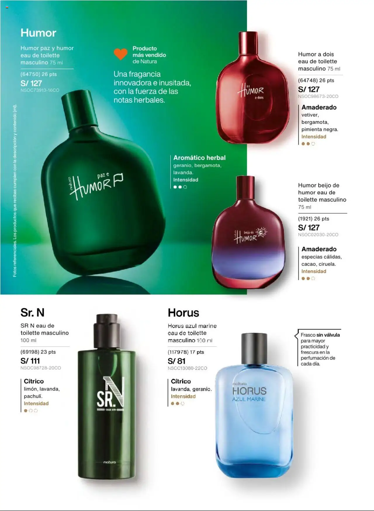 Catálogo Natura válido desde 01.07.2025 | Página: 58 | Productos: Fragancia, EAU de Toilette