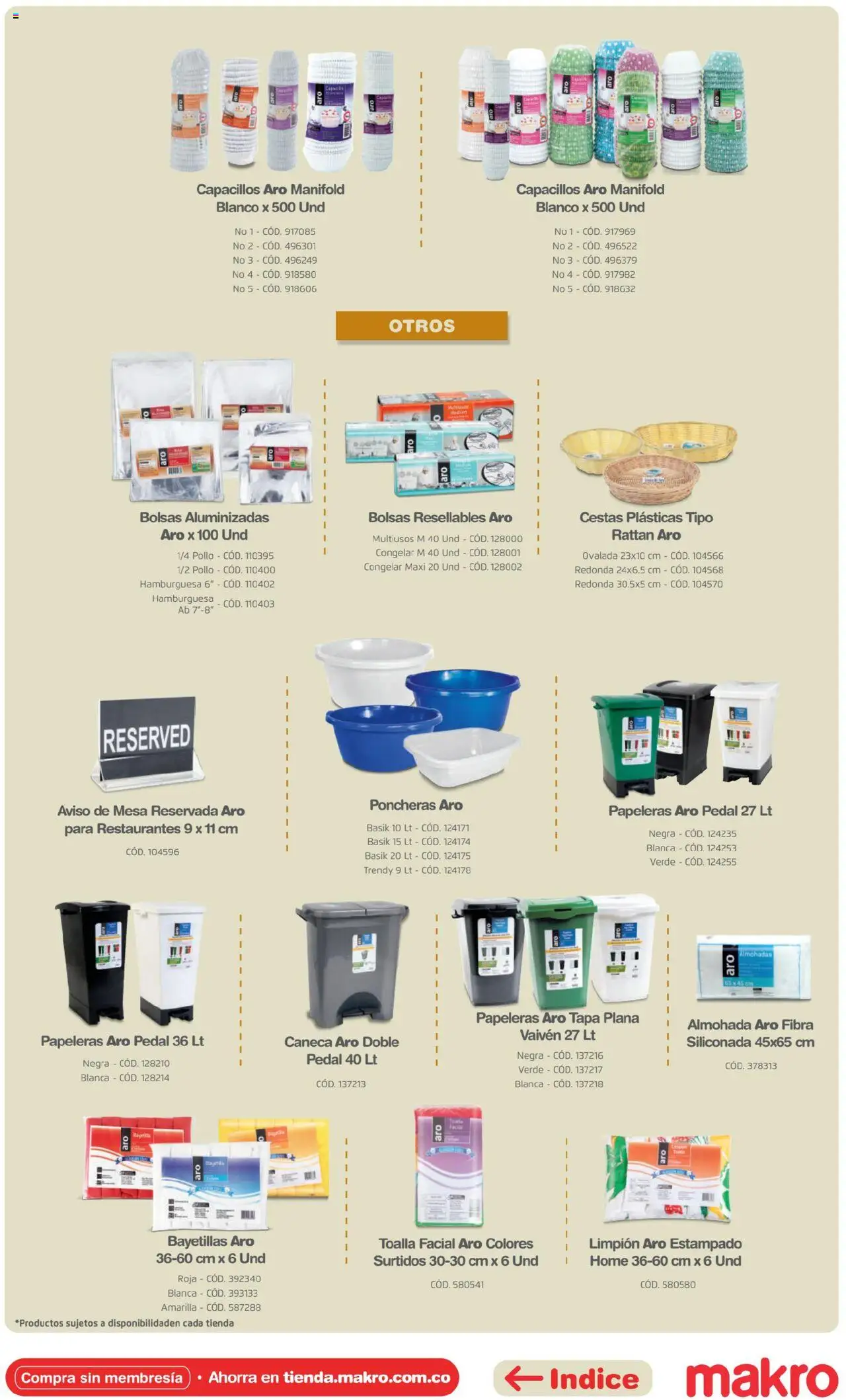 Makro revista - valida desde el 16.04.2025 | Página: 80 | Productos: Limpión, Almohada, Mesa, Toalla