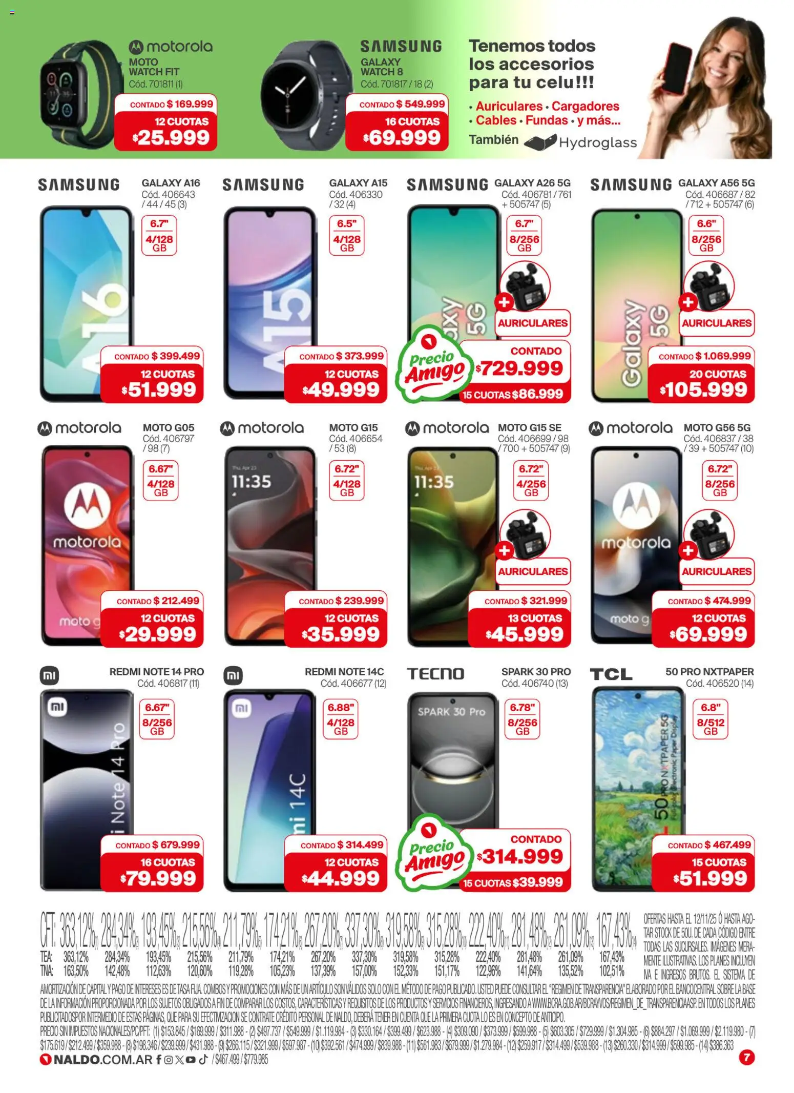 Naldo catálogo │ válido desde el 12.11.2025 | Página: 7 | Productos: Auriculares, Sobre