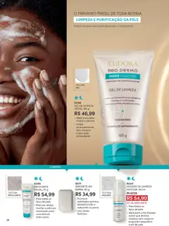 Eudora Folheto - válido de 08.09.2025 | Página: 20 | Produtos: Mousse, Gel de limpeza, Sabonete