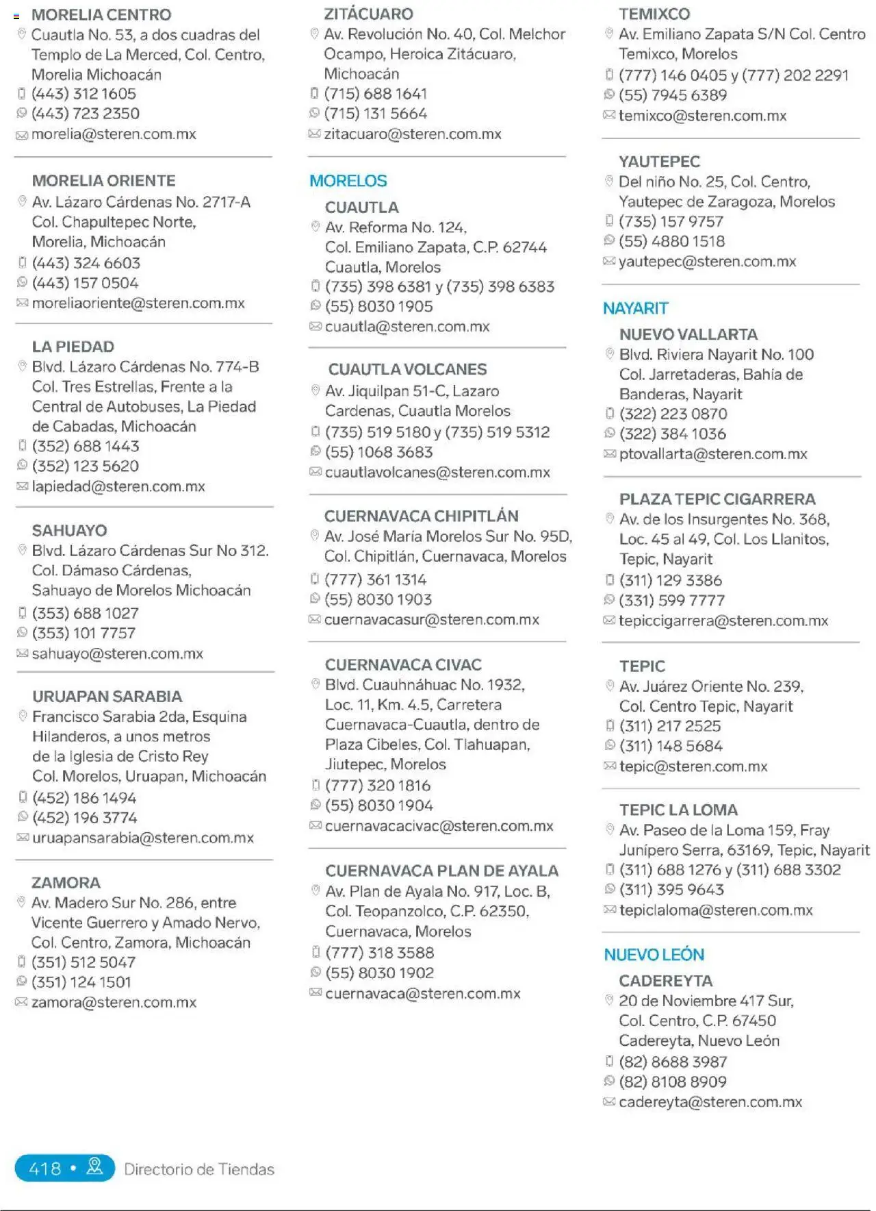 Nuevas ofertas de Steren válidas en toda la República Mexicana desde el 01.01.2025. ¡Encuentra las mejores ofertas en Steren catálogo! | Página: 436