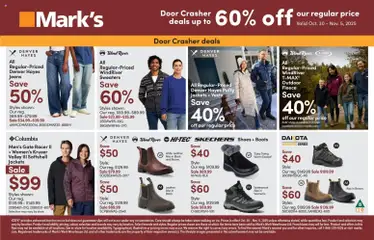 Preview of Mark's weekly flyer / circulaire from shop Mark's valid from 30.10.2025 | Page: 2 | Products: Boots, Jeans, Shoes