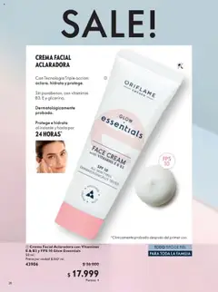 Oriflame revista - valida desde el 02.08.2025 | Página: 20 | Productos: Crema, Vitaminas
