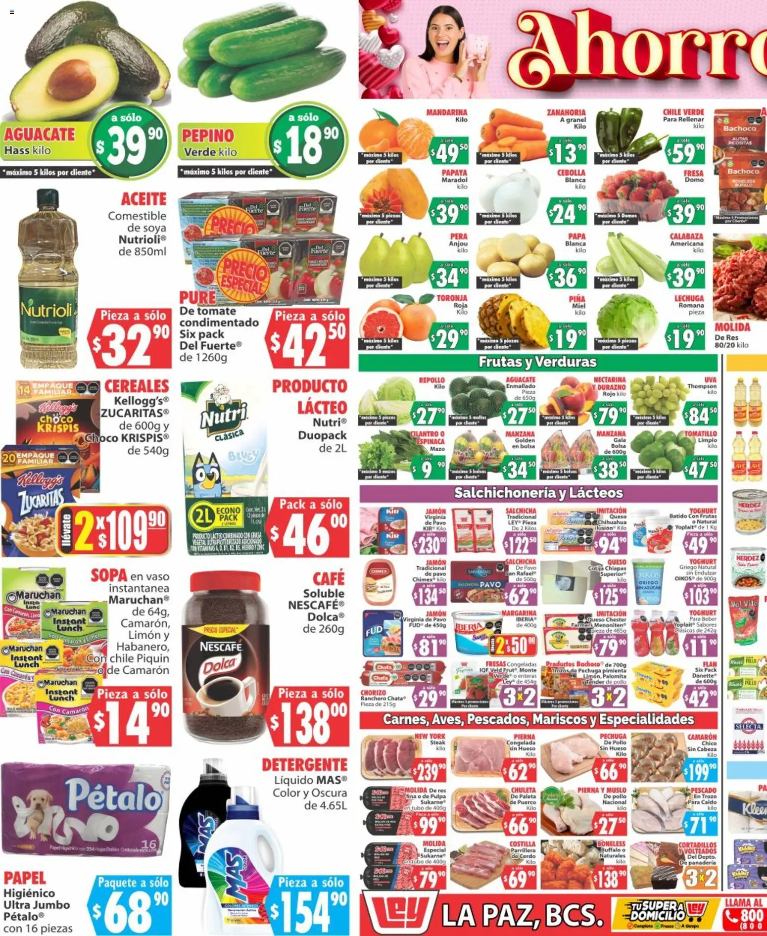 Nuevas ofertas de Casa Ley válidas en toda la República Mexicana desde el 14.02.2026. ¡Encuentra las mejores ofertas en Casa Ley folleto Autoservicio La Paz, BCS! | Página: 1