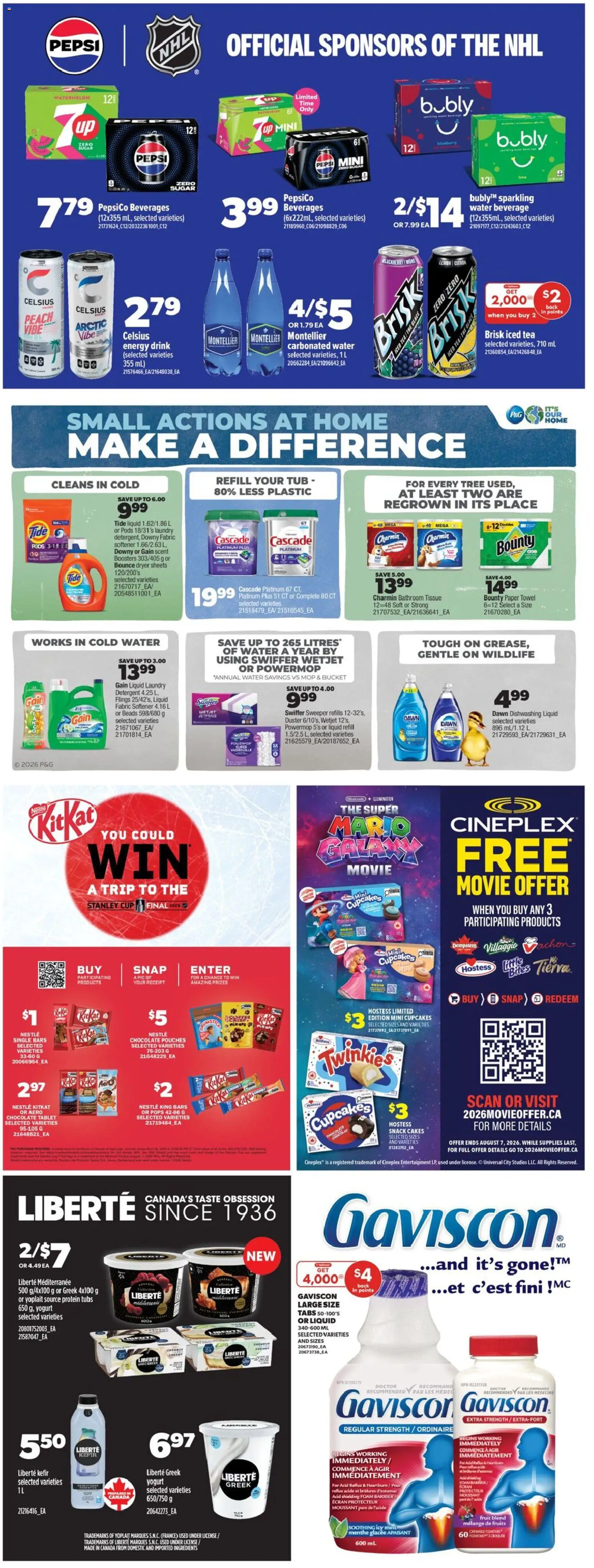 Real Canadian Superstore flyer valid from 16.04.2026 | Page: 37 | Products: Tablet, Fabric softener, Detergent, Yogurt