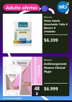 Salcobrand ofertas  válido desde el 14.10.2025 | Página: 2 | Productos: Peso, Pañales, Antitranspirante, Crema