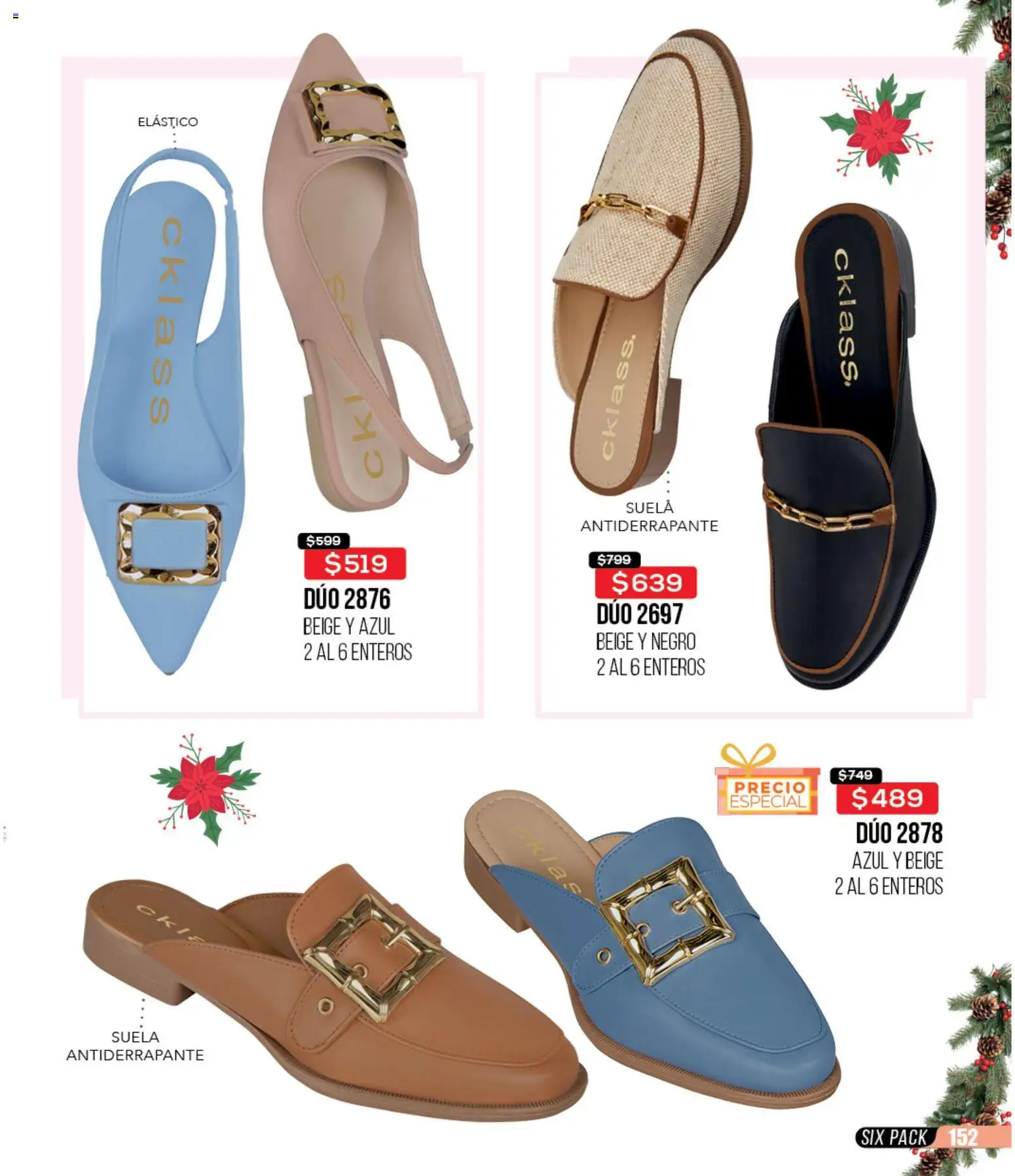Nuevas ofertas de Cklass válidas en toda la República Mexicana desde el 30.11.2025. ¡Encuentra las mejores ofertas en Cklass catálogo Rebajas Navideñas Calzado! | Página: 153