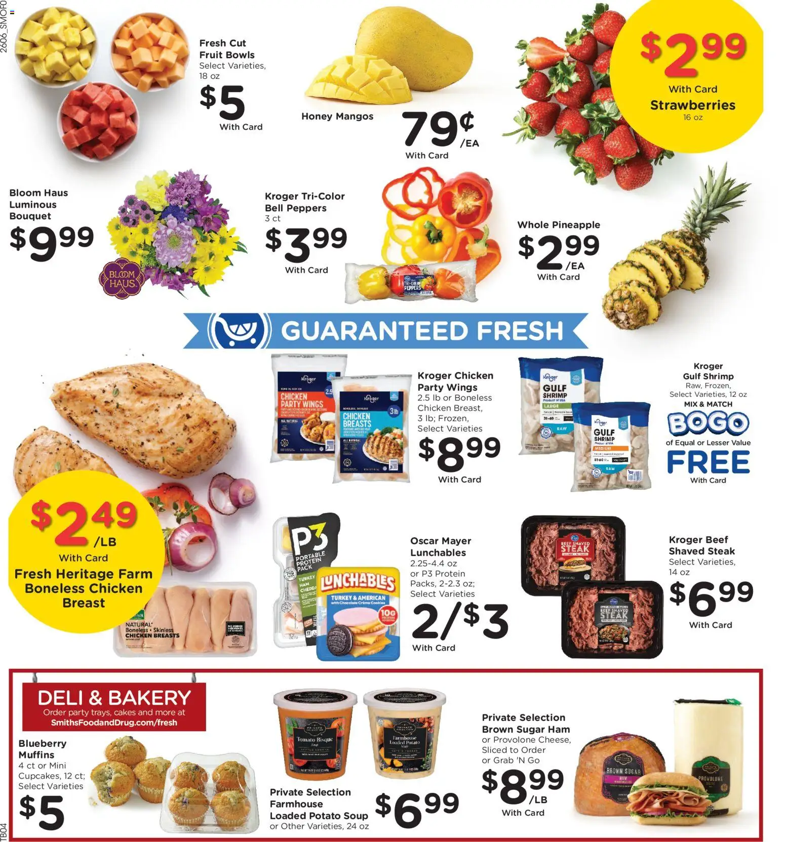 Smith's Weekly Ad - WY - valid from 11.03.2026 | Page: 9 | Products: Bakery, Ham, Beef, Pineapple