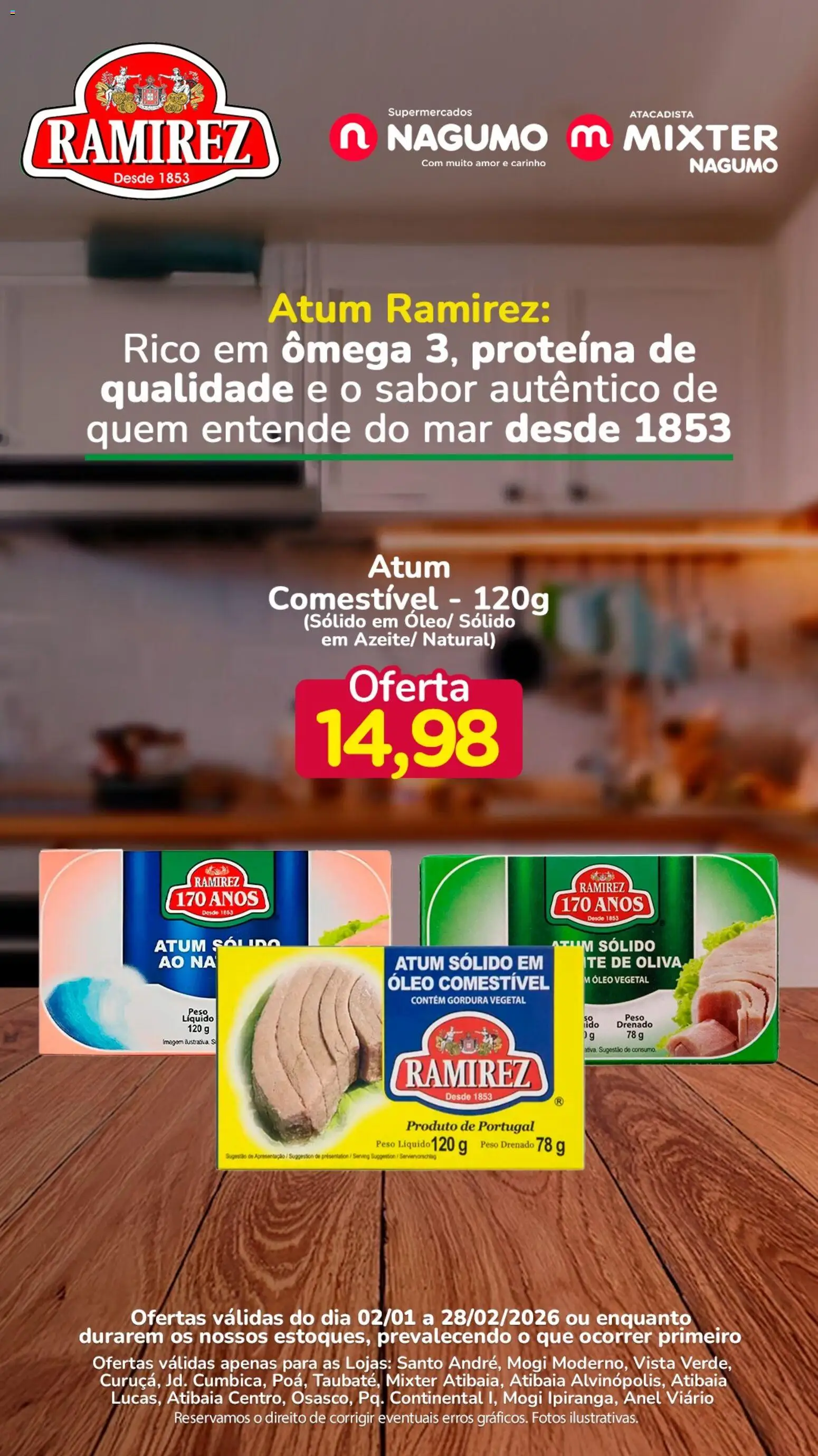 Nagumo Folheto - válido de 02.01.2026 | Página: 1 | Produtos: Anel, Óleo, Atum