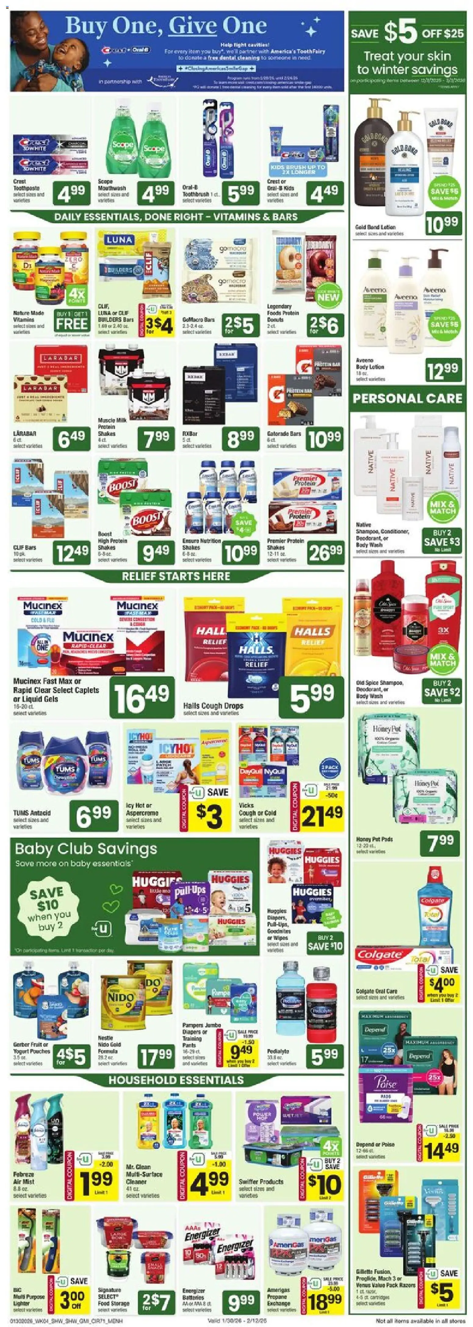 Shaw's Weekly Ad - NH - valid from 30.01.2026 | Page: 6 | Products: Deodorant, Mouthwash, Pants, Lighter