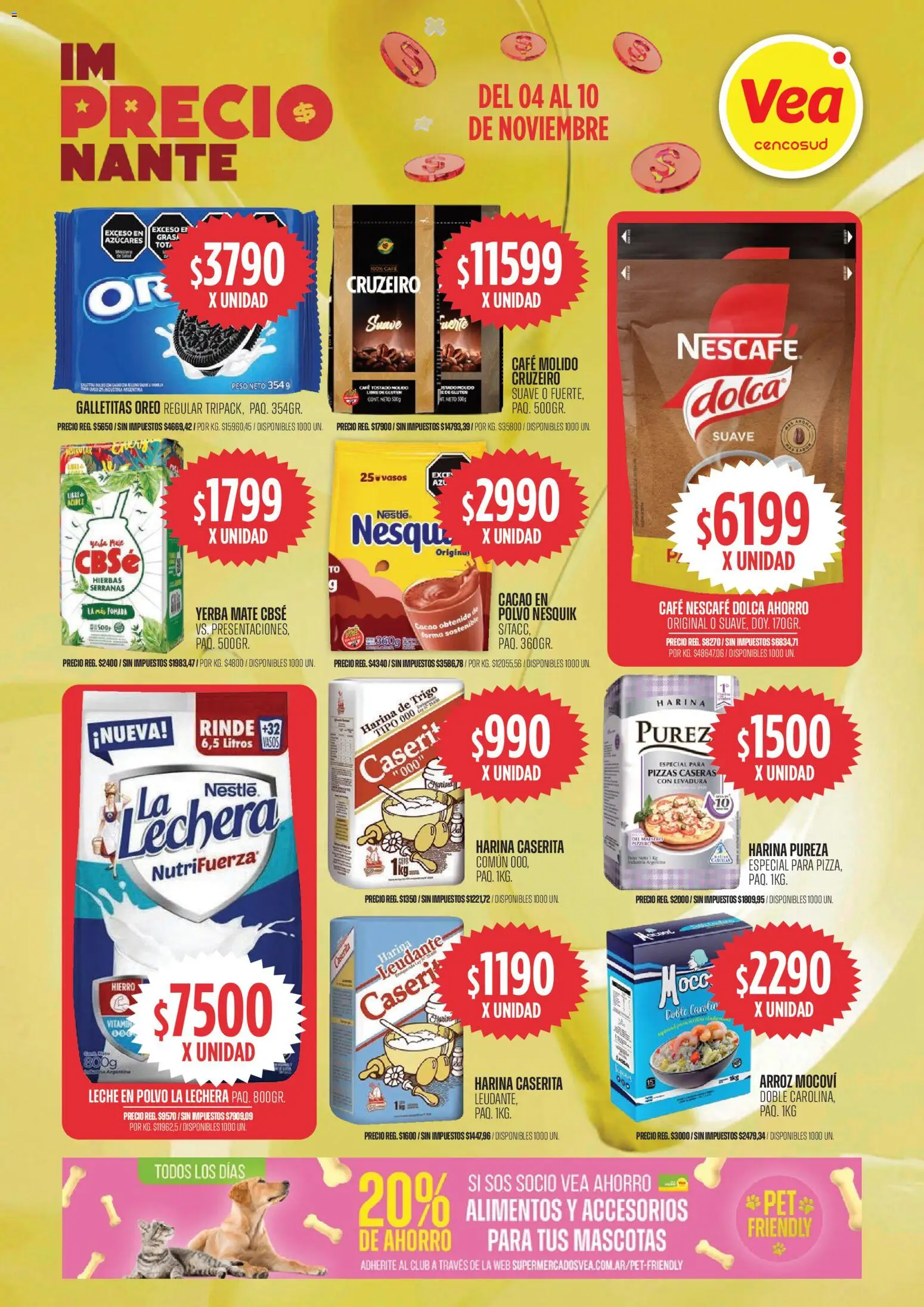 Vea - Ofertas | Córdoba │ válido desde el 04.11.2025 | Página: 2 | Productos: Peso, Galletitas, Polvo, Cacao