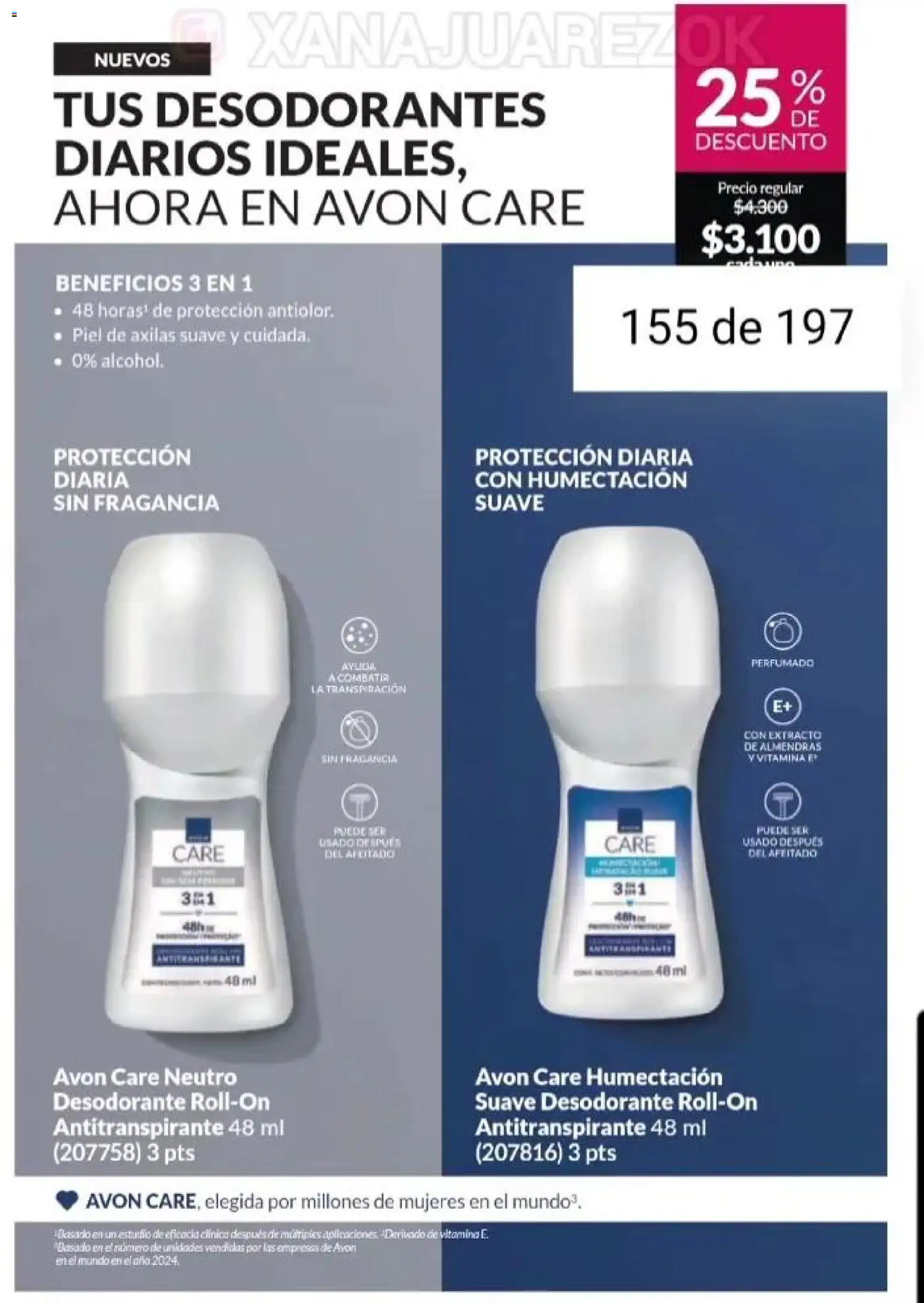 Catálogo AVON Campaña 15/2025 │ válido desde el 23.10.2025 | Página: 135 | Productos: Almendras, Fragancia, Desodorante, Antitranspirante