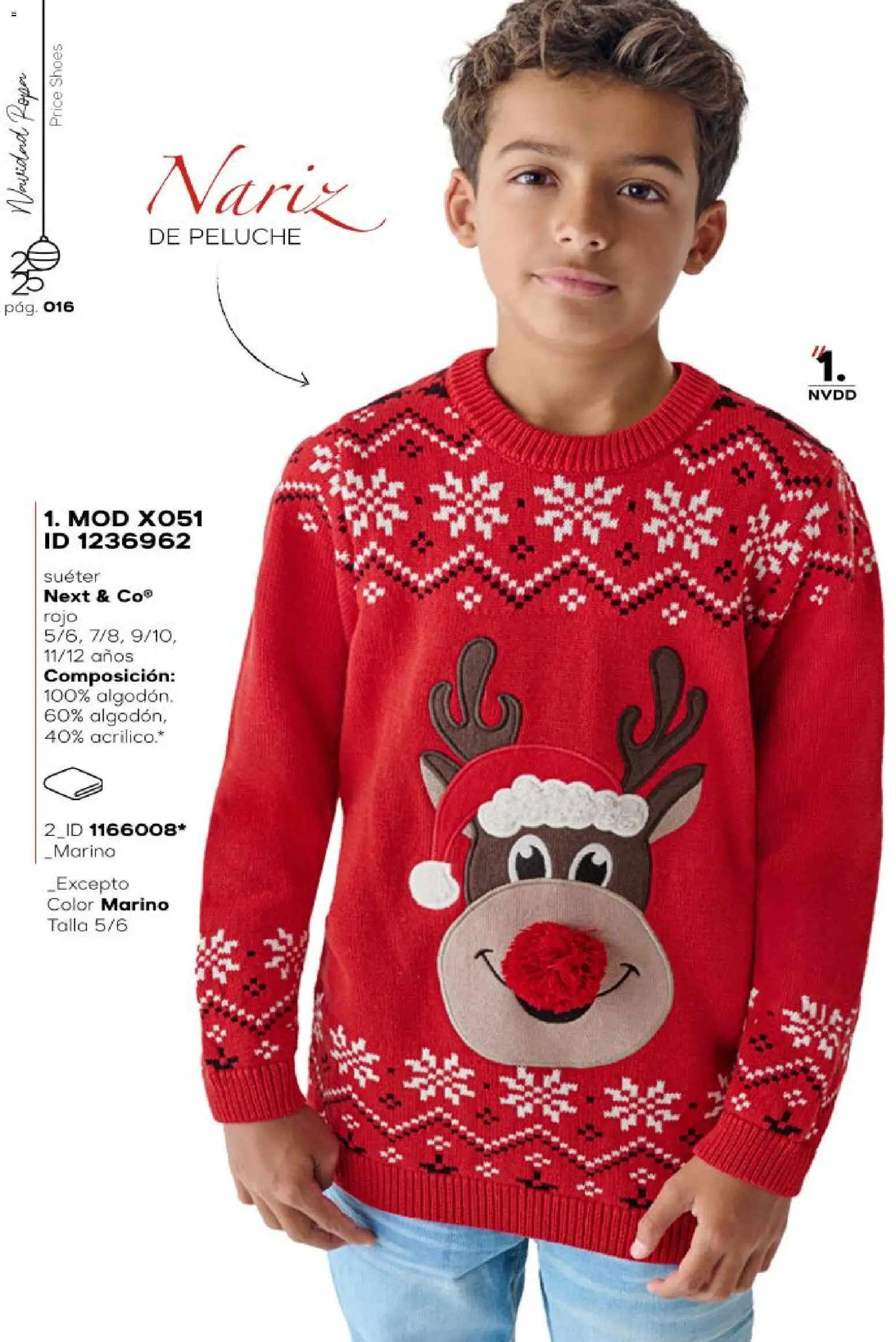 Nuevas ofertas de Price Shoes válidas en toda la República Mexicana desde el 16.11.2025. ¡Encuentra las mejores ofertas en Price Shoes catálogo Navidad Ropa! | Página: 16 | Productos: Suéter, Ropa