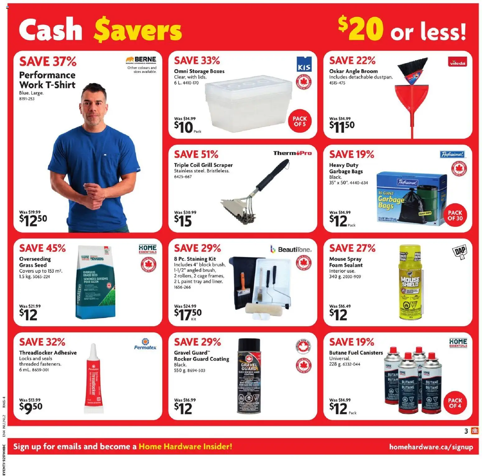 Home Hardware flyer valid from 23.04.2026 | Page: 4 | Products: Mouse, Grill, Tshirt