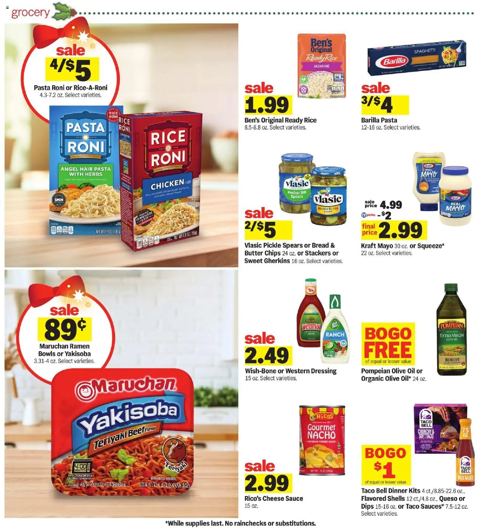 Meijer Weekly Ad - MI - valid from 12.11.2025 | Page: 12 | Products: Bread, Rice, Noodles, Dill