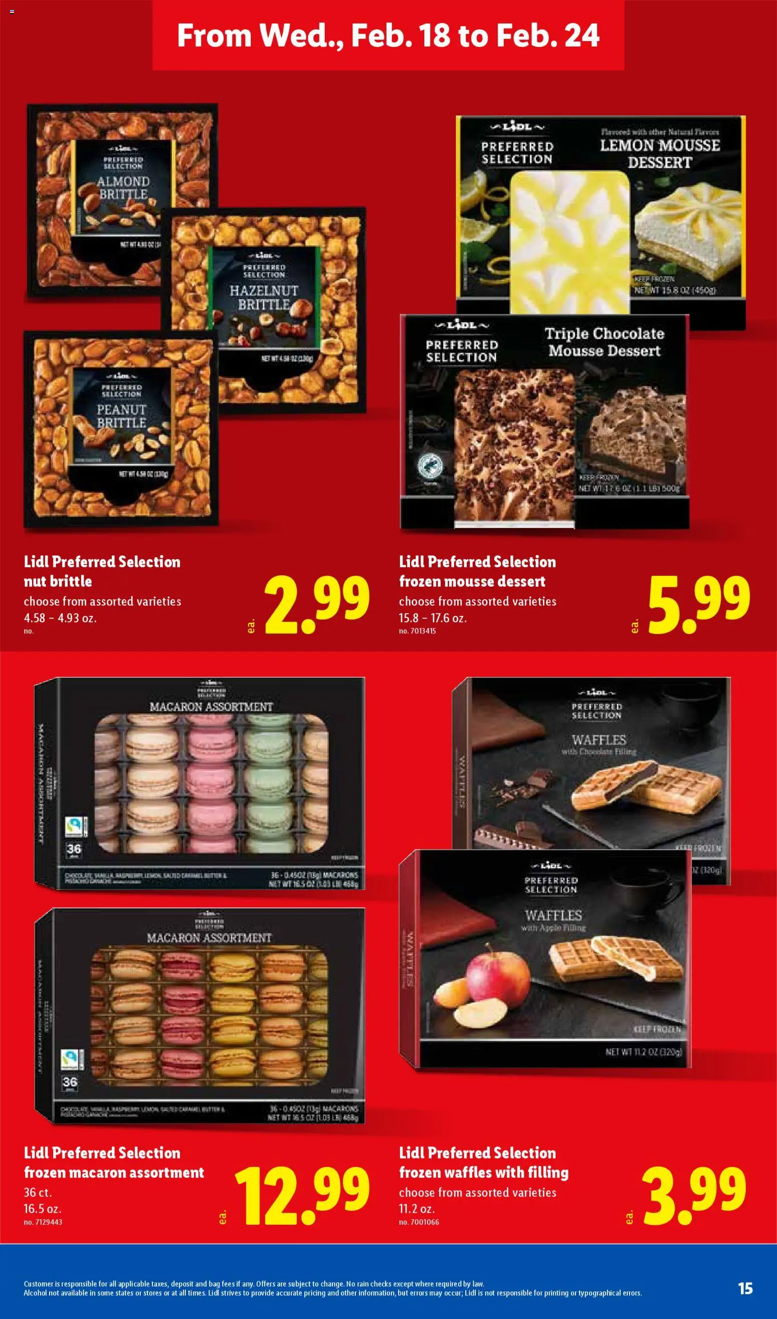 Lidl Weekly Ad - valid from 18.02.2026 | Page: 15 | Products: Chocolate, Lemon, Bag