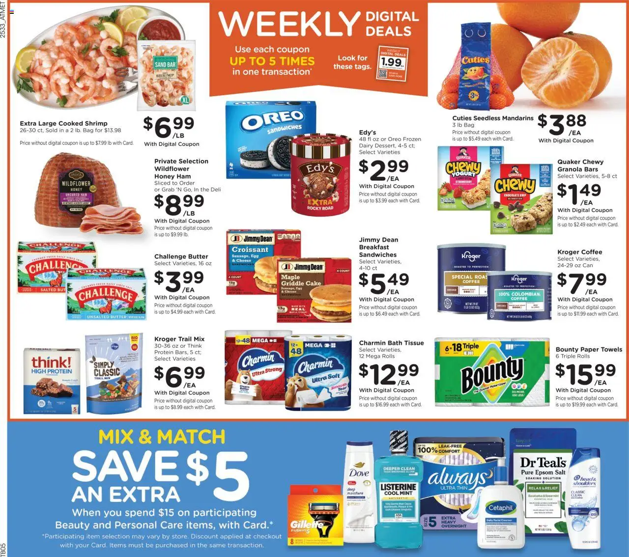 Kroger Weekly Ad - valid from 17.09.2025 | Page: 2 | Products: Griddle, Coffee, Chocolate, Chocolate Chip