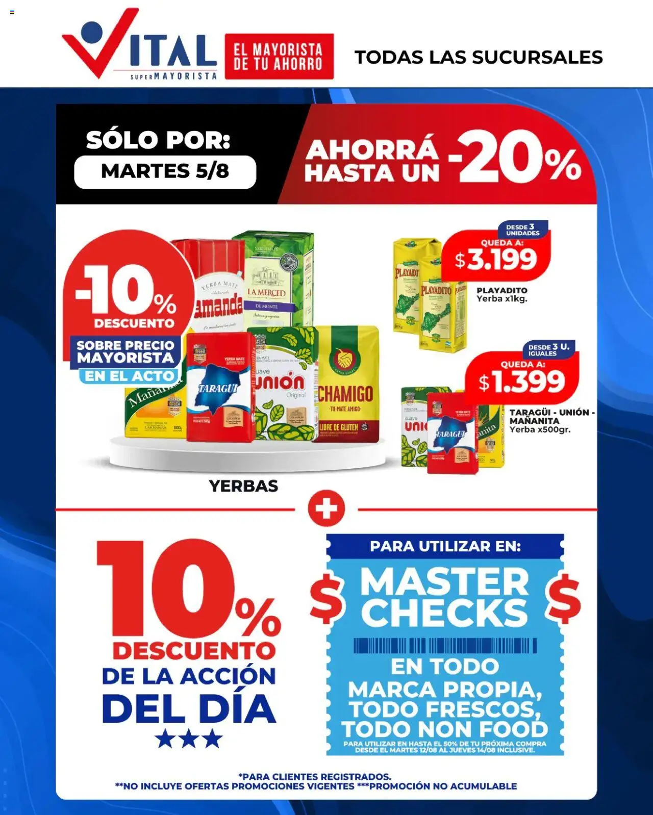 Vital - Sólo por Martes │ válido desde el 05.08.2025 | Página: 1 | Productos: Mate, Sobre, Yerba