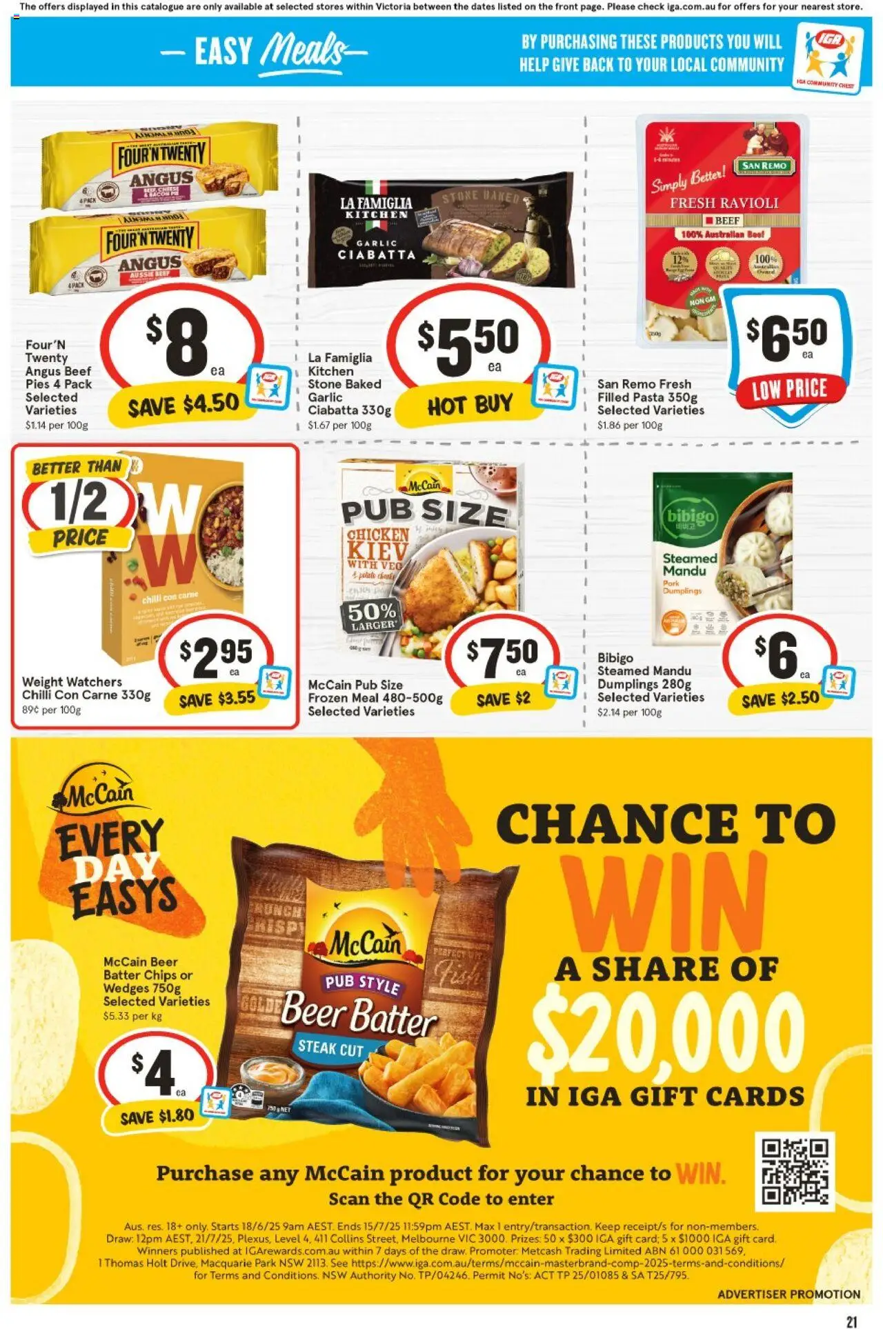 IGA catalogue - valid from 18.06.2025 | Page: 17 | Products: Chicken, Fish, Garlic, Chilli
