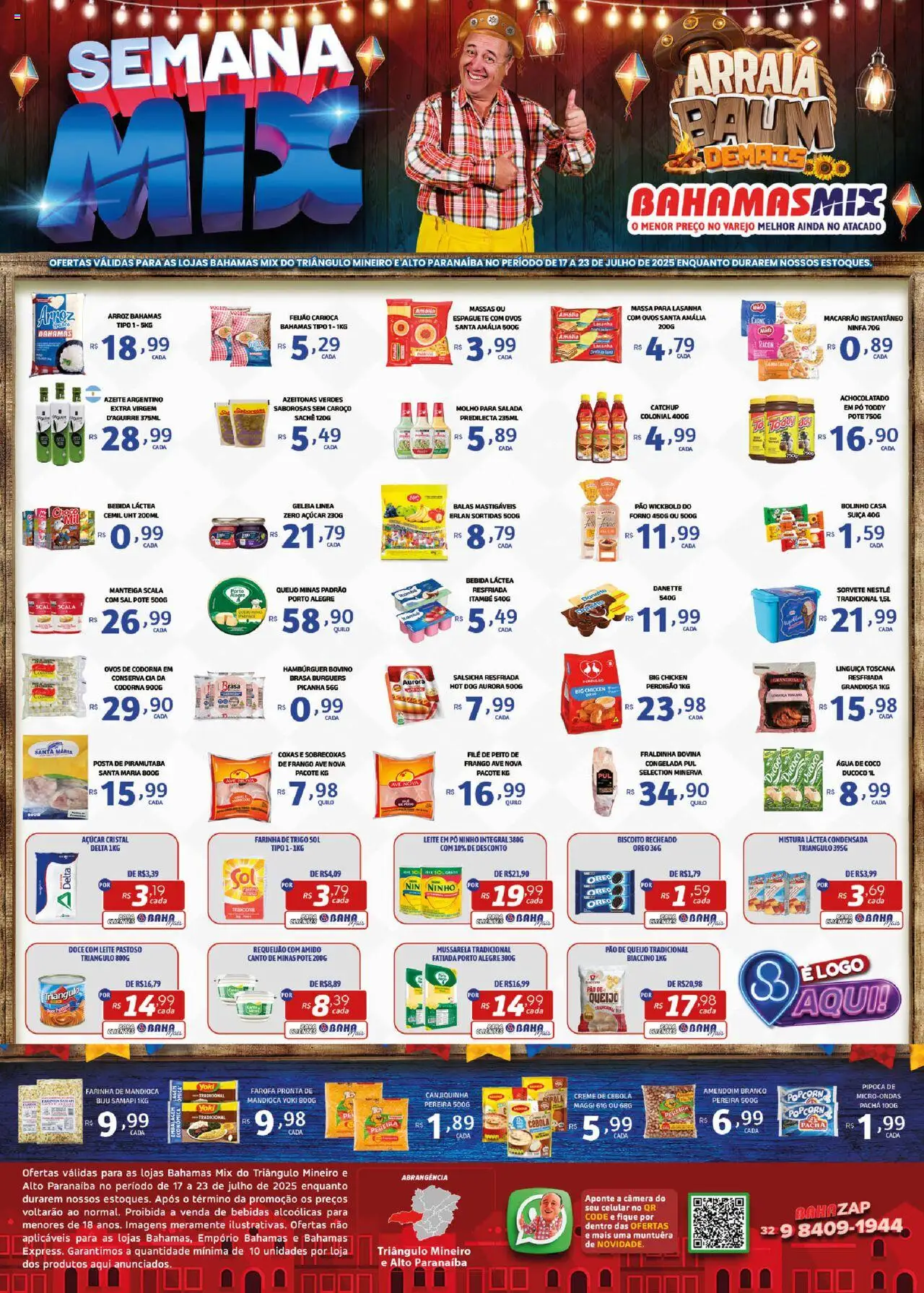 Bahamas Mix Folheto - válido de 17.07.2025 | Página: 1 | Produtos: Linguiça, Microondas, Geleia, Requeijão