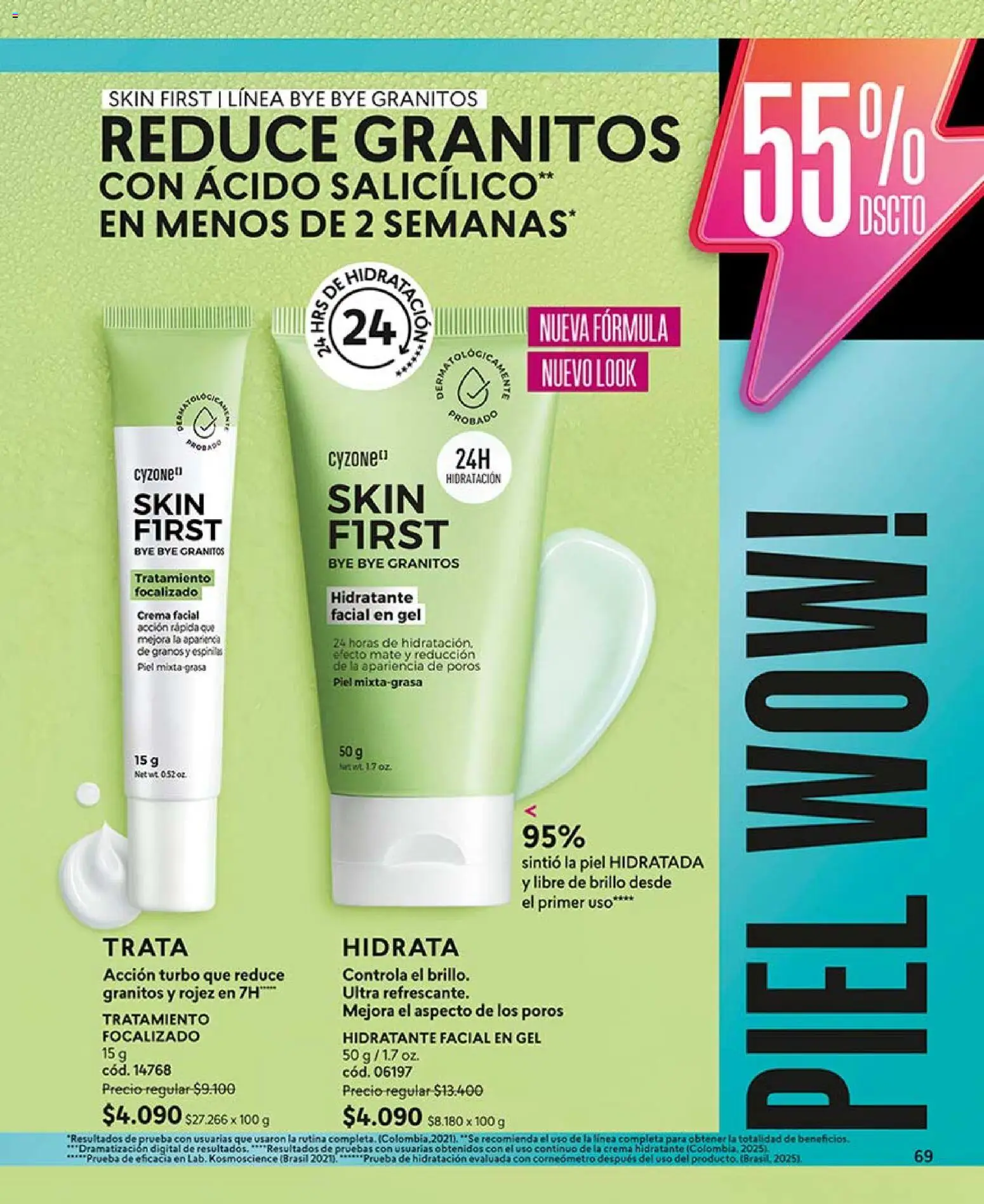Catálogo CyZone Campaña 8 │ válido desde el 29.04.2026 | Página: 69 | Productos: Brillo, Mate, Crema