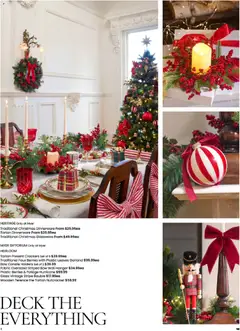 Preview of Myer Catalogue Christmas Home & Entertaining - valid from 11.11.2025 | Page: 4 | Products: Crackers, Glassware, Candle