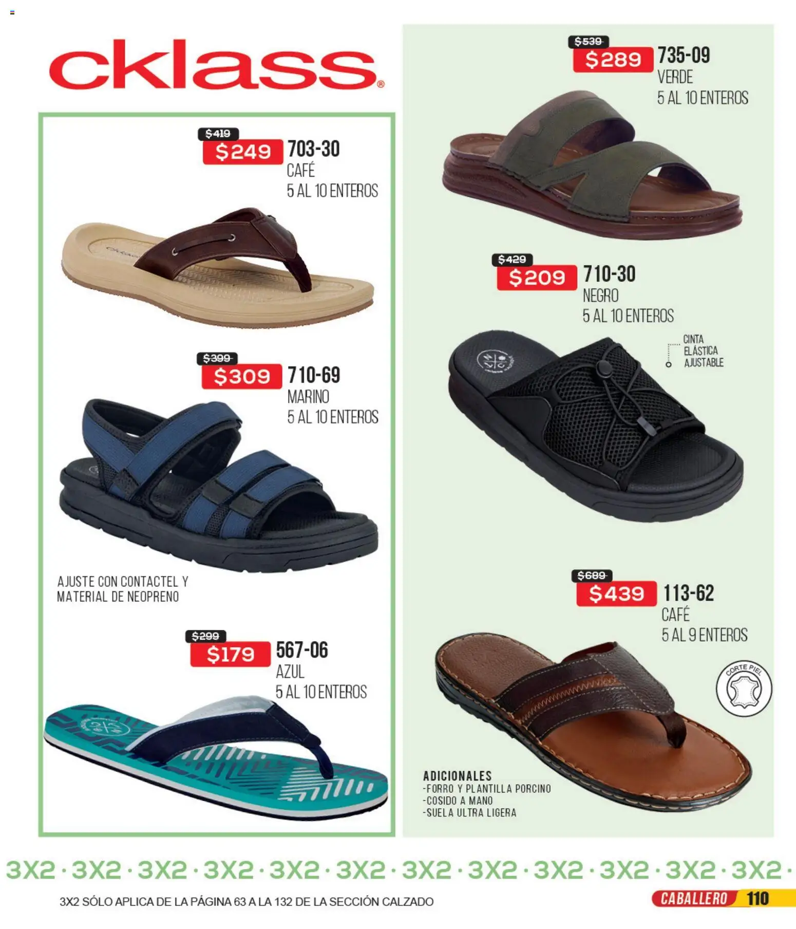 Nuevas ofertas de Cklass válidas en toda la República Mexicana desde el 14.04.2026. ¡Encuentra las mejores ofertas en Cklass catálogo 3X2 Digital Ropa! | Página: 207 | Productos: Café, Cinta