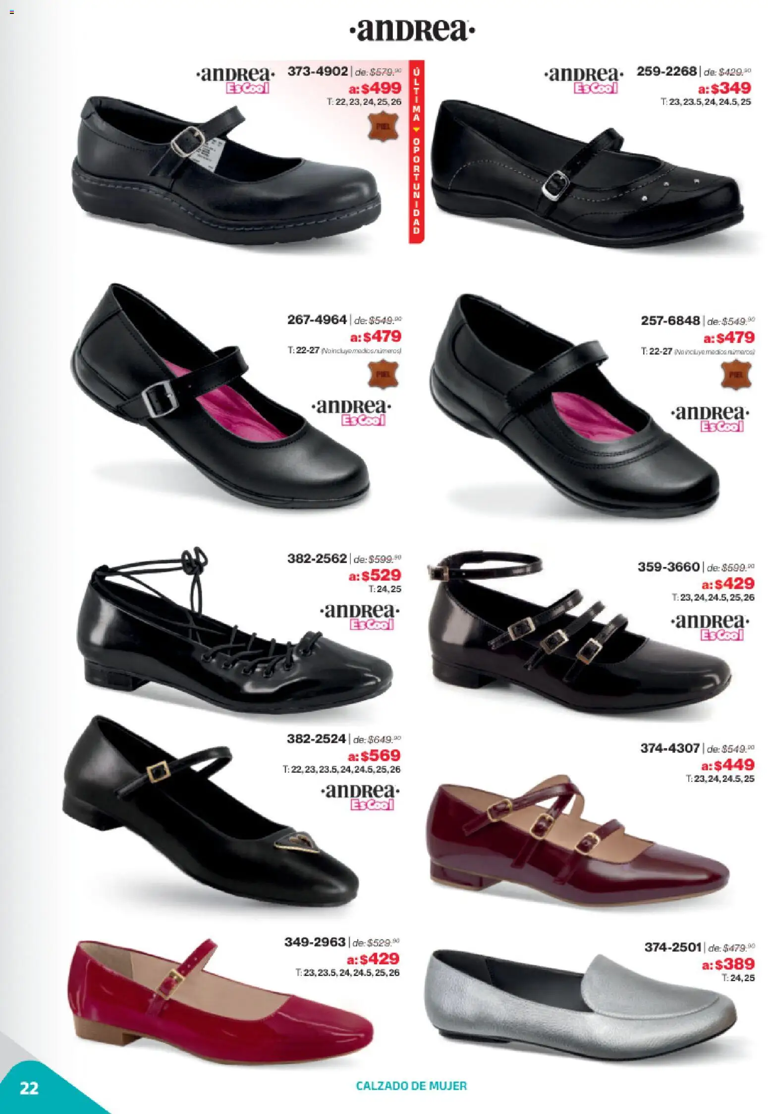 Nuevas ofertas de Andrea válidas en toda la República Mexicana desde el 02.11.2025. ¡Encuentra las mejores ofertas en Andrea catálogo Outlet! | Página: 22