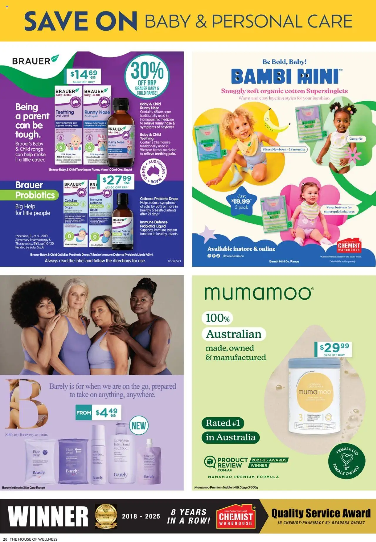 Chemist Warehouse catalogue - valid from 07.08.2025 | Page: 28 | Products: Milk, Sugar, Runny nose, Teething