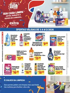 Extra - Ofertas de Mercado Casa Limpa - Pré-Visualização do folheto da loja Extra, válido de 03.02.2026