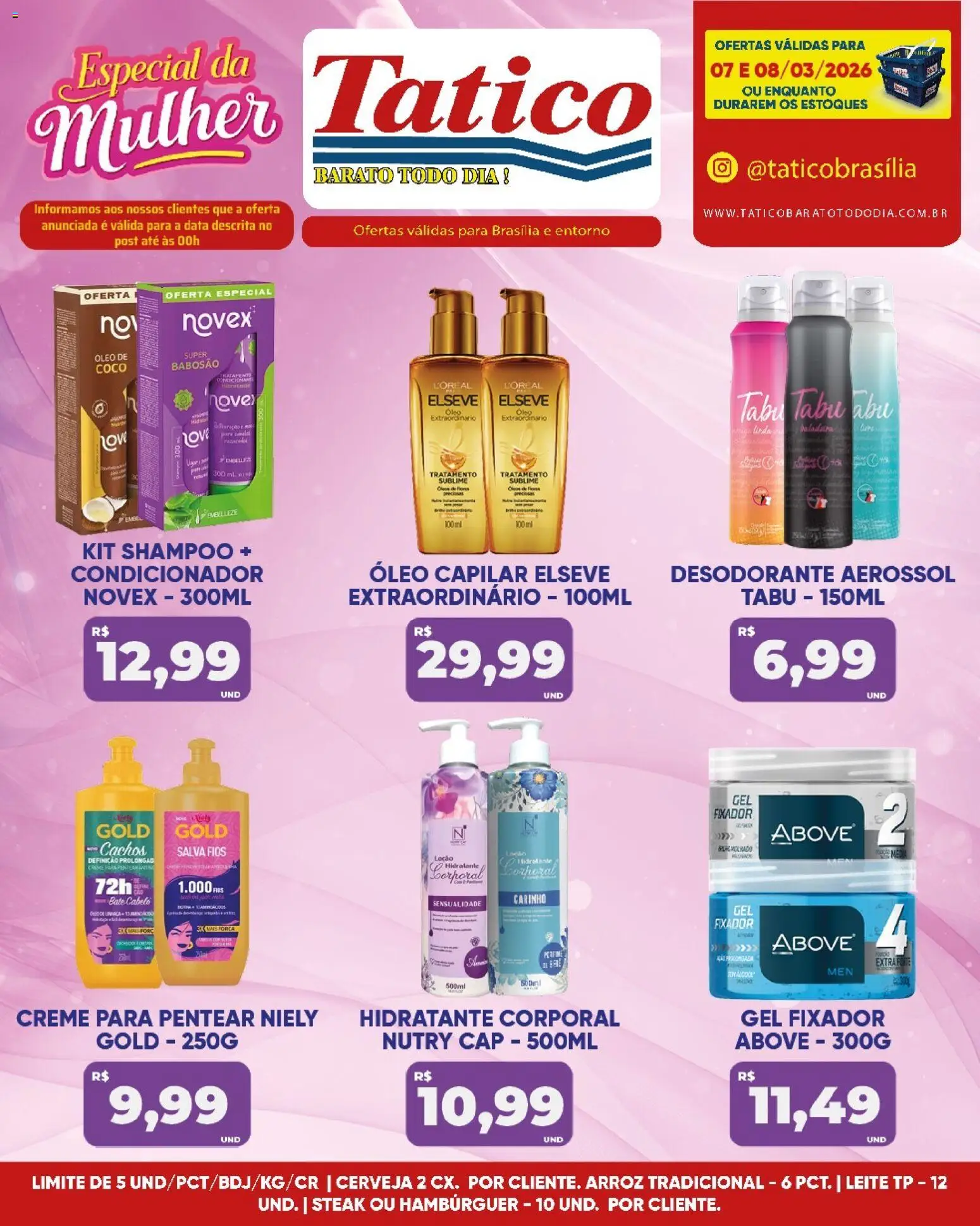 Tatico Folheto - válido de 07.03.2026 | Página: 16 | Produtos: Flores, Cerveja, Creme, Fixador