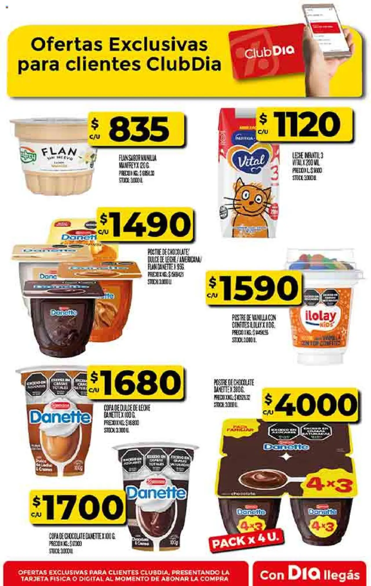 Supermercado DIA Ofertas - Salta y Jujuy │ válido desde el 20.08.2025 | Página: 38 | Productos: Dulce de leche, Leche, Chocolate