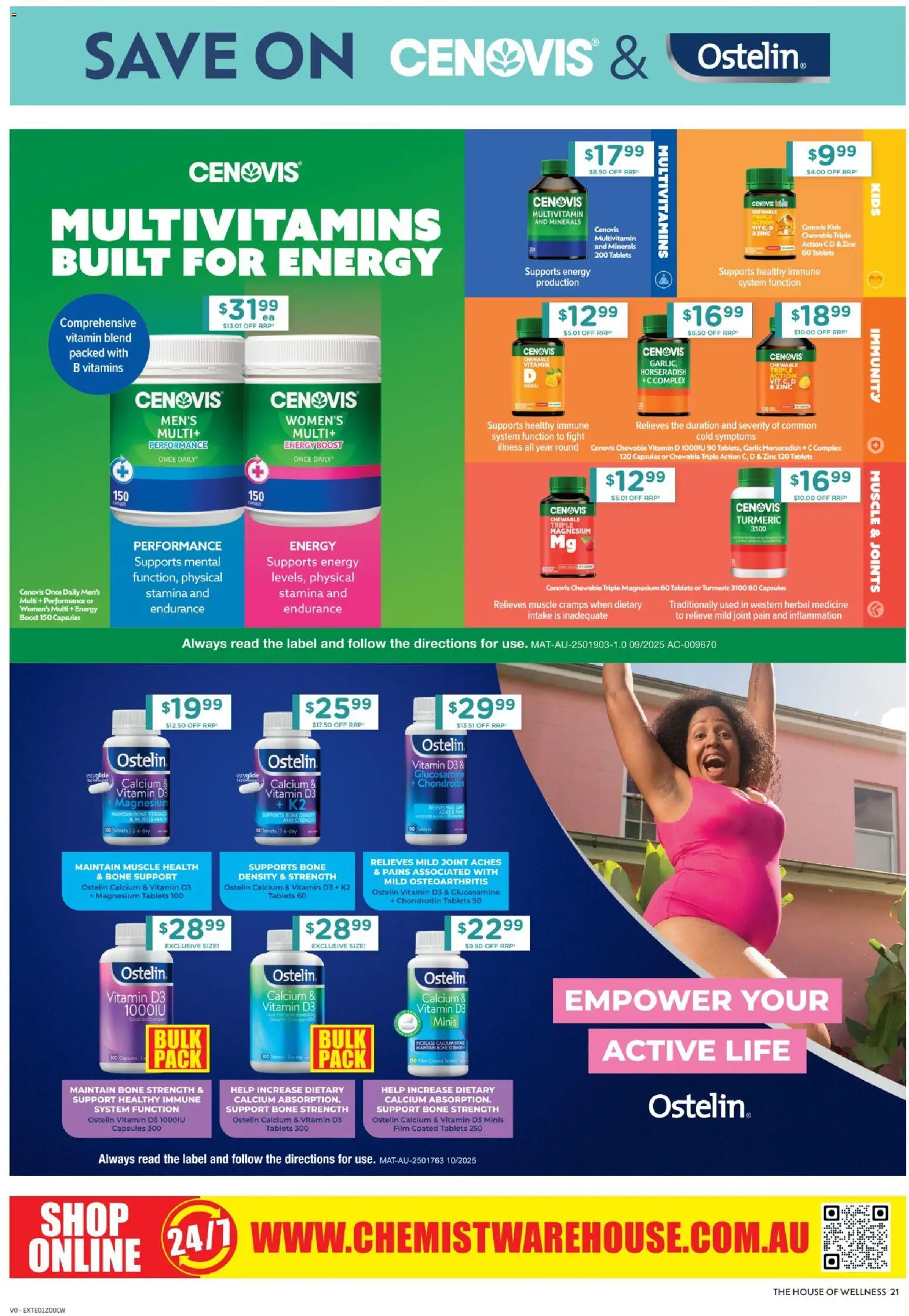 Chemist Warehouse catalogue - valid from 15.01.2026 | Page: 21 | Products: Garlic, Tablets, Vitamin, Zinc