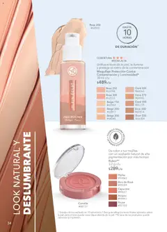 Vista previa de Yves Rocher - Campaña 14 2025, nuevo folleto de la tienda, válido en México a partir del 07.10.2025 | Página: 34 | Productos: Maquillaje, Rubor, Sobre