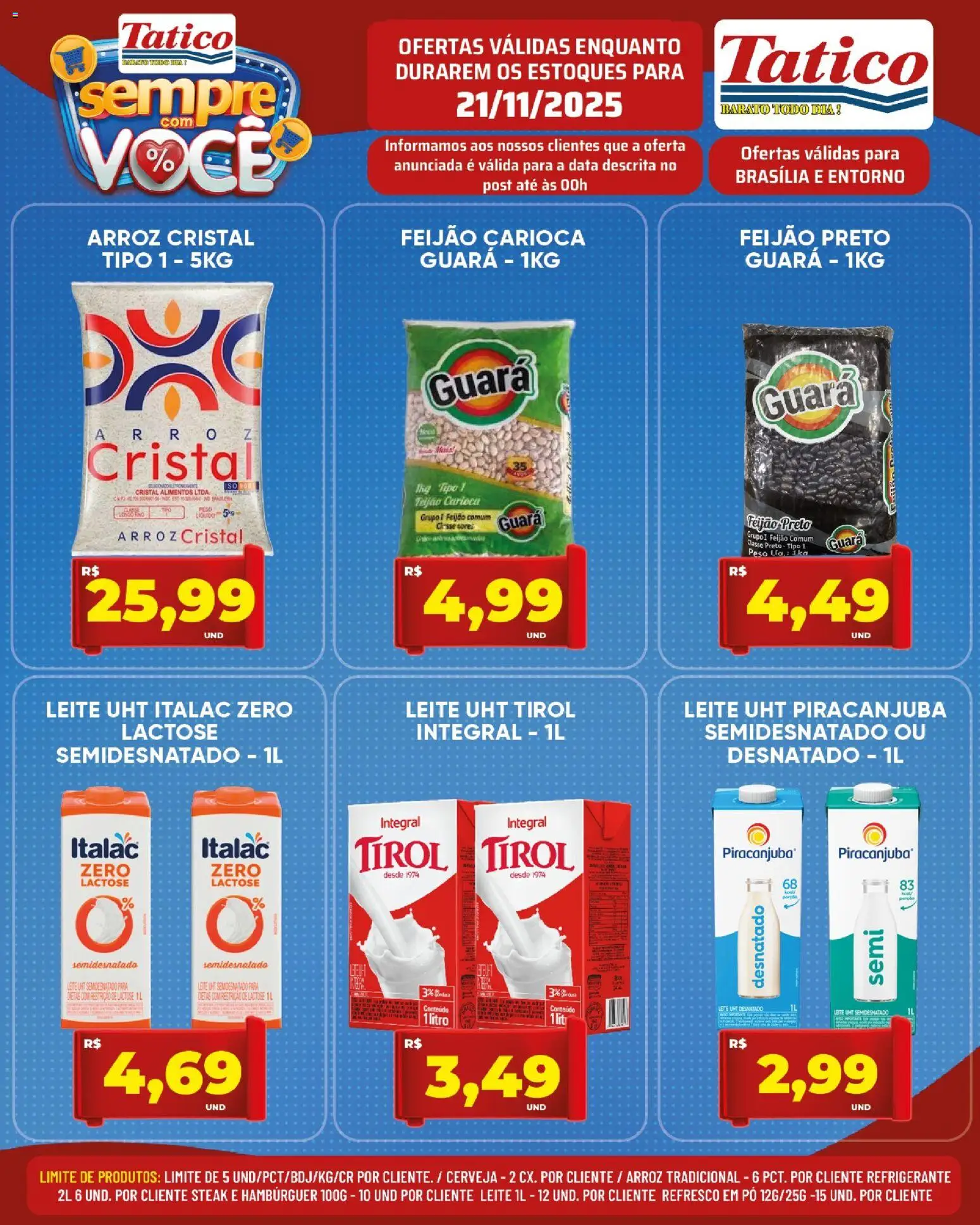 Tatico Folheto - válido de 22.11.2025 | Página: 22 | Produtos: Pó, Arroz, Hambúrguer, Refrigerante