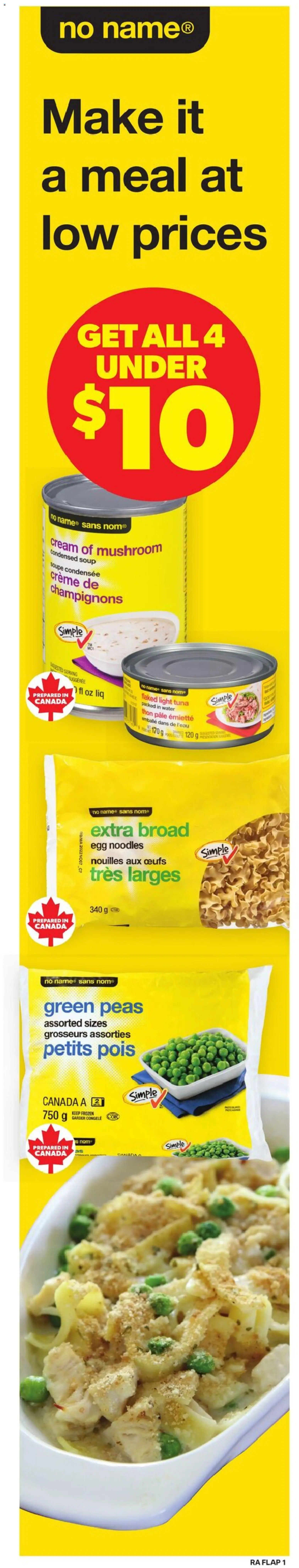 Atlantic Superstore flyer valid from 30.04.2026 | Page: 1 | Products: Noodles, Cream