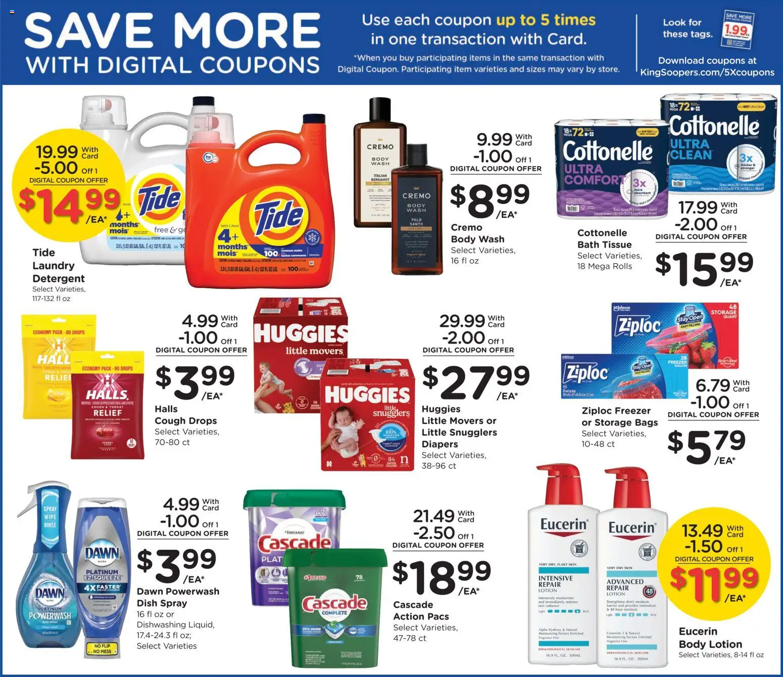 King Soopers Black Friday - valid from 12.11.2025 | Page: 14 | Products: Fragrance, Detergent, Body Wash, Freezer