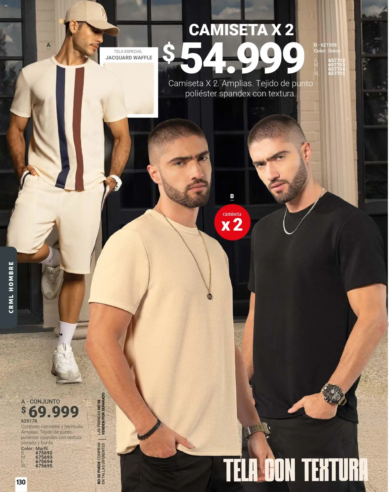 Carmel revista - valida desde el 01.02.2026 | Página: 130 | Productos: Bermuda, Camiseta, Conjunto