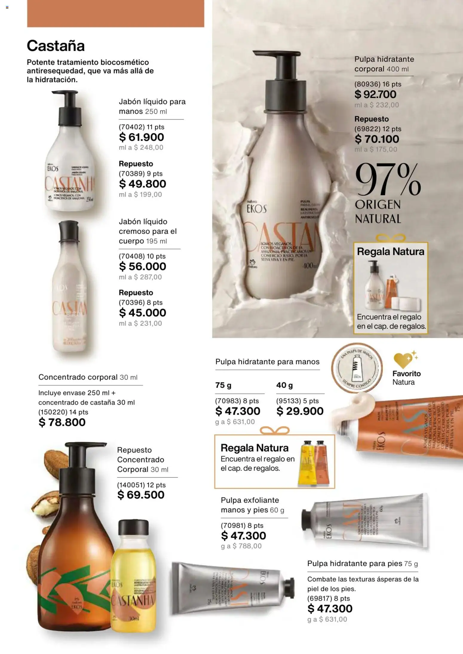 Natura revista - valida desde el 13.11.2025 | Página: 140 | Productos: Jabón líquido, Jabón