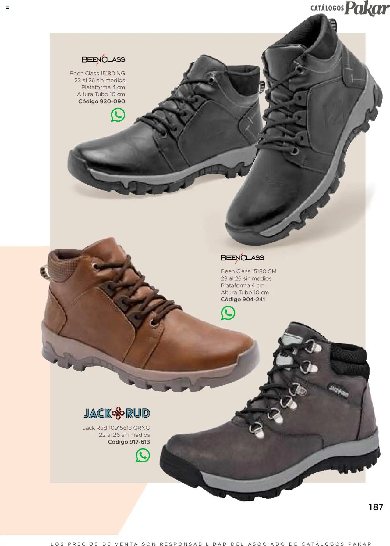 Nuevas ofertas de SC Pakar válidas en toda la República Mexicana desde el 24.07.2025. ¡Encuentra las mejores ofertas en SC Pakar - Catálogo Bota! | Página: 187