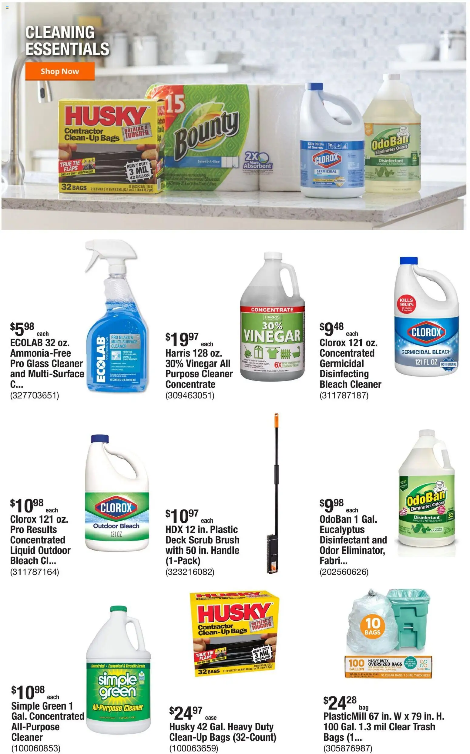Home Depot Weekly Ad - IL - valid from 01.01.2026 | Page: 2 | Products: Vinegar, Brush, Case