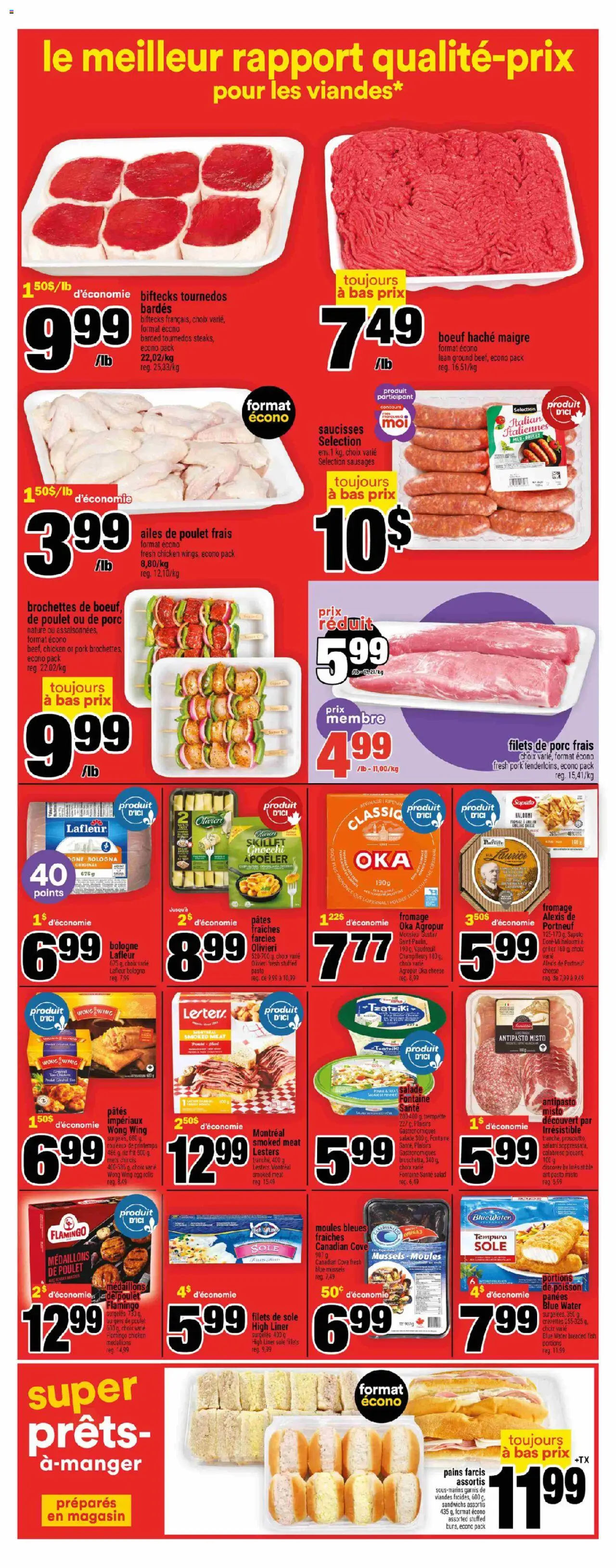Super C flyer valid from 24.07.2025 | Page: 6 | Products: Fish, Pasta, Chicken, Pork