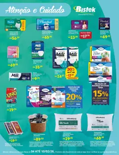 Bistek Supermercados - Ofertas Atenção e Cuidado  - Pré-Visualização do folheto da loja Bistek Supermercados, válido de 04.02.2026
