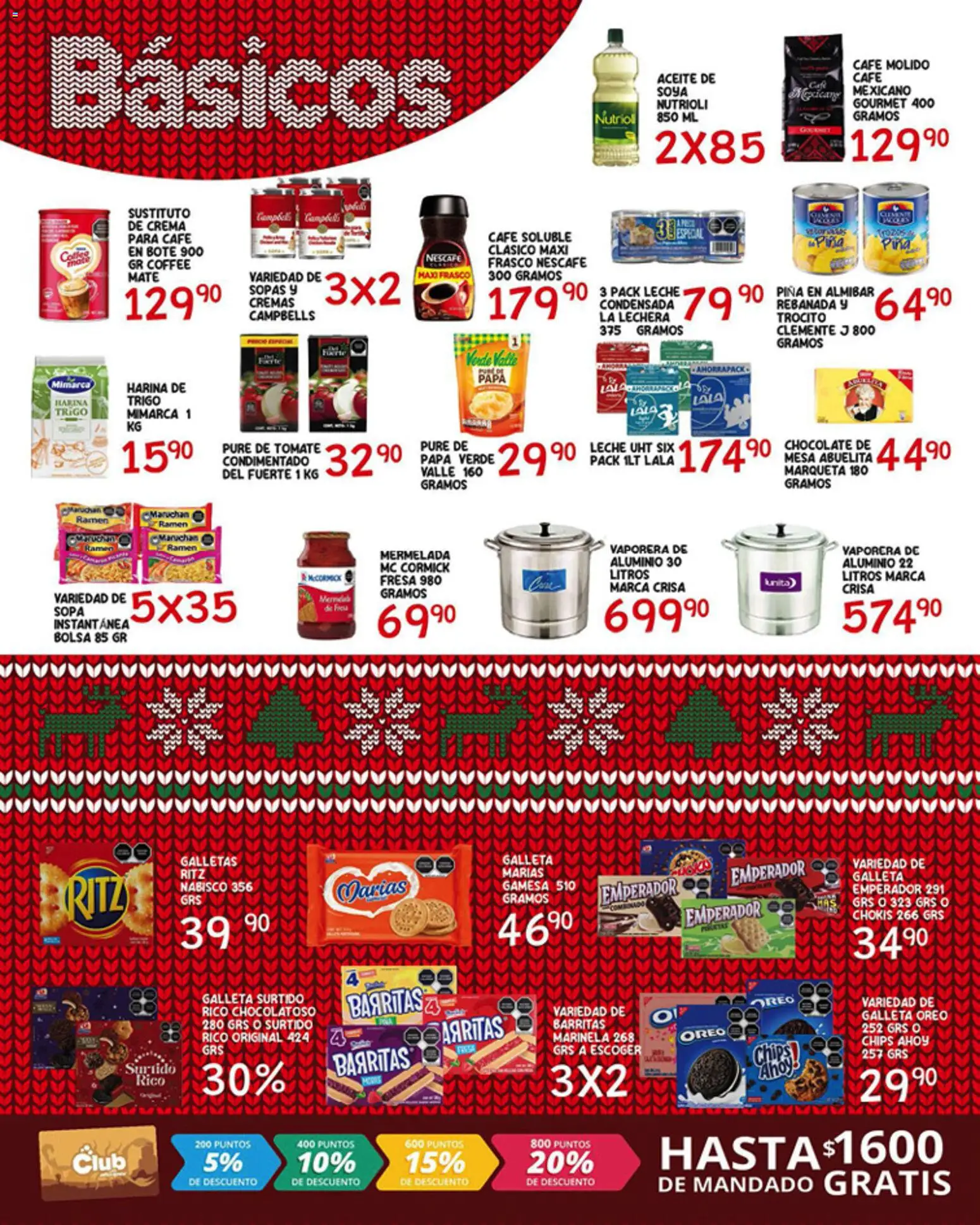 Nuevas ofertas de Alsuper válidas en toda la República Mexicana desde el 19.12.2025. ¡Encuentra las mejores ofertas en Alsuper folleto Durango! | Página: 2 | Productos: Crema, Café, Vaporera, Mesa