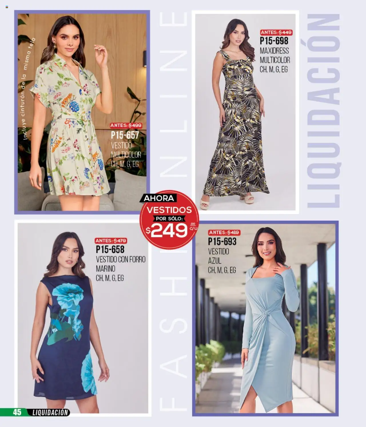 Nuevas ofertas de Cklass válidas en toda la República Mexicana desde el 09.09.2025. ¡Encuentra las mejores ofertas en Cklass - Catálogo Liquidacion Calzado! | Página: 229 | Productos: Cinturón, Vestido