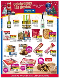 Vista previa Carrefour Maxi catálogo válido desde el 15.12.2025 | Página: 2 | Productos: Almendras, Mani, Uva, Pan