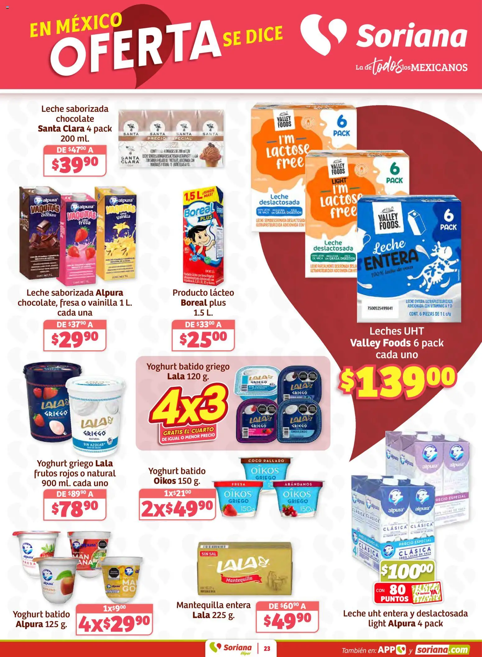Nuevas ofertas de Soriana válidas en toda la República Mexicana desde el 12.02.2026. ¡Encuentra las mejores ofertas en Soriana - Preciazazaso Híper: Frontera Chia, Q. Roo! | Página: 23 | Productos: Fresa, Azúcar, Sal, Chocolate