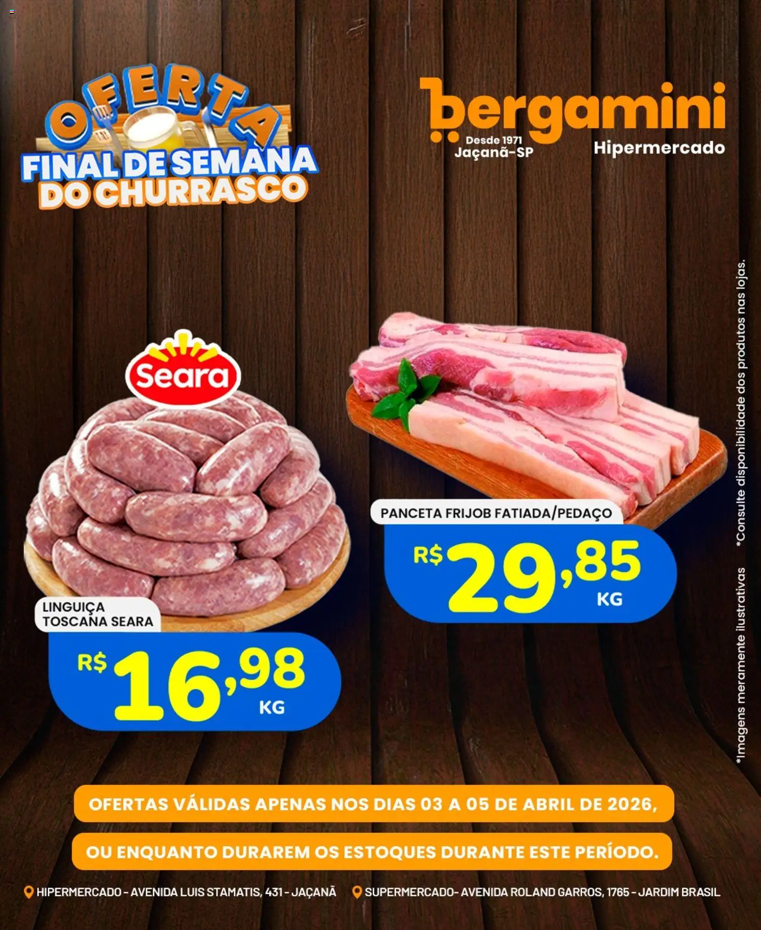 Supermercado Bergamini Folheto - válido de 03.04.2026 | Página: 2 | Produtos: Linguiça